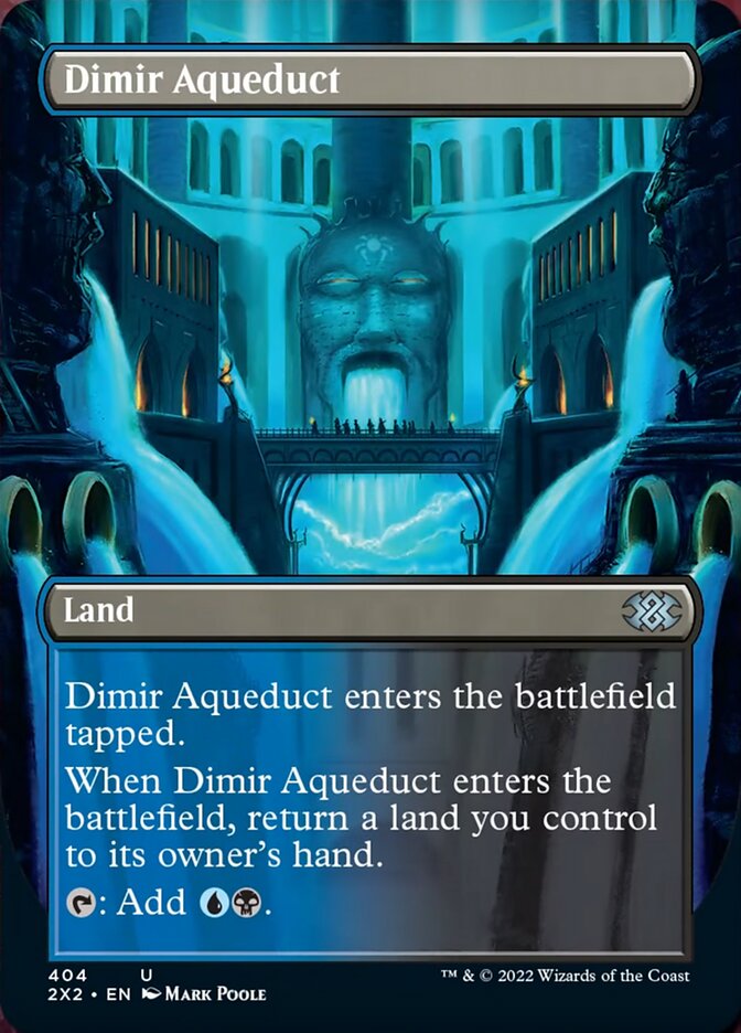 Dimir Aqueduct (Borderless Alternate Art) [Double Masters 2022] | Event Horizon Hobbies CA