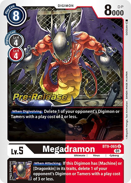 Megadramon [BT9-065] [X Record Pre-Release Promos] | Event Horizon Hobbies CA