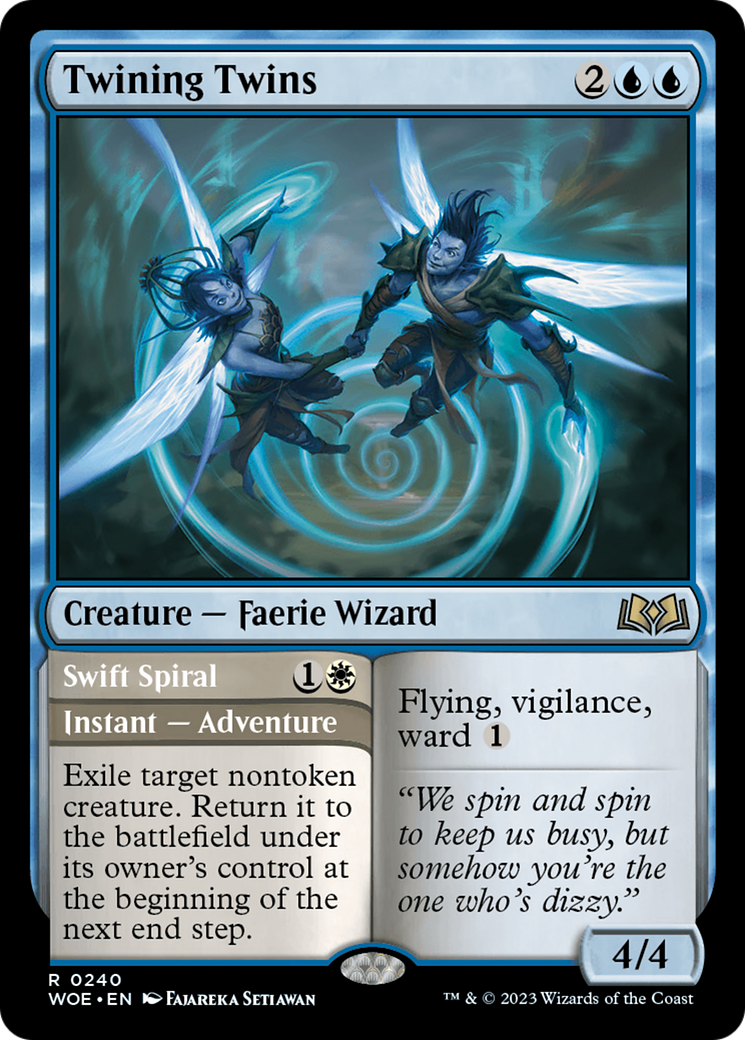 Twining Twins // Swift Spiral [Wilds of Eldraine] | Event Horizon Hobbies CA