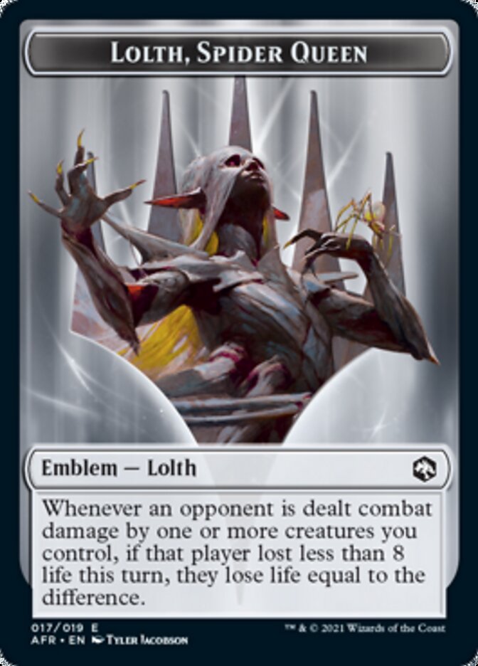 Lolth, Spider Queen Emblem [Dungeons & Dragons: Adventures in the Forgotten Realms Tokens] | Event Horizon Hobbies CA