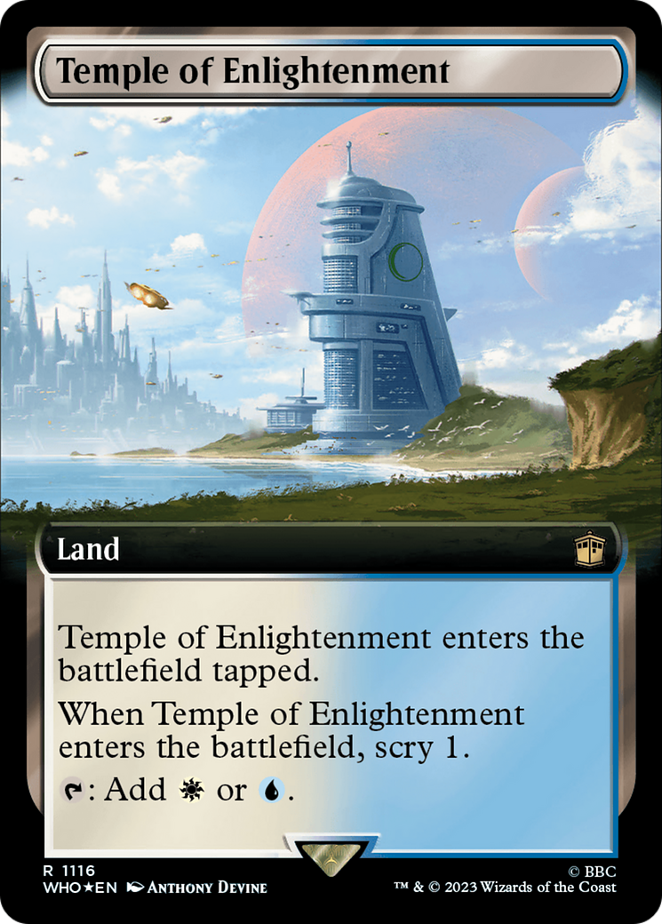 Temple of Enlightenment (Extended Art) (Surge Foil) [Doctor Who] | Event Horizon Hobbies CA