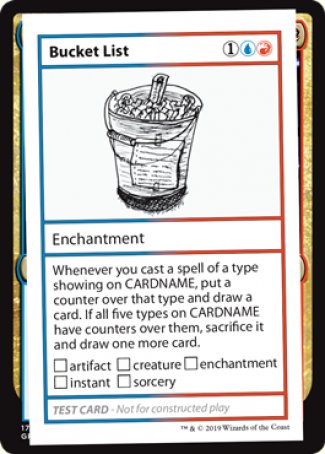 Bucket List (2021 Edition) [Mystery Booster Playtest Cards] | Event Horizon Hobbies CA