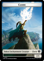 Elf Warrior // Cleric Double-Sided Token [Commander Masters Tokens] | Event Horizon Hobbies CA