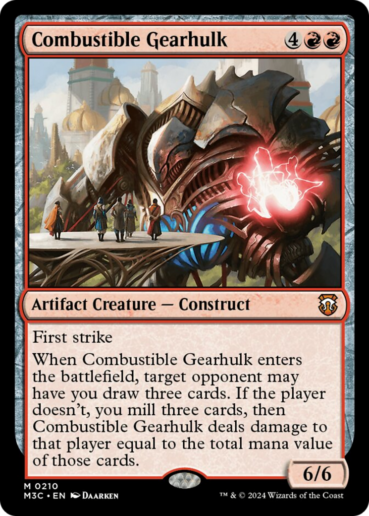 Combustible Gearhulk [Modern Horizons 3 Commander] | Event Horizon Hobbies CA