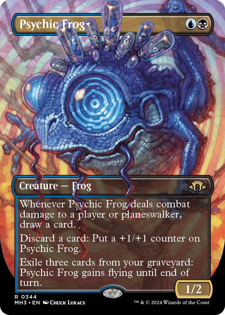 Psychic Frog (Borderless) [Modern Horizons 3] | Event Horizon Hobbies CA