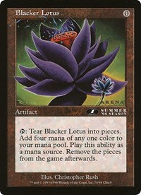 Blacker Lotus (Oversized) [Oversize Cards] | Event Horizon Hobbies CA