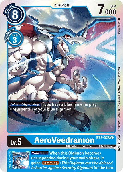 AeroVeedramon [BT2-028] (Battle of Omni Pre-Release) [Release Special Booster Promos] | Event Horizon Hobbies CA