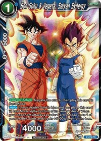 Son Goku & Vegeta, Saiyan Synergy (Unison Warrior Series Tournament Pack Vol.3) (P-276) [Tournament Promotion Cards] | Event Horizon Hobbies CA