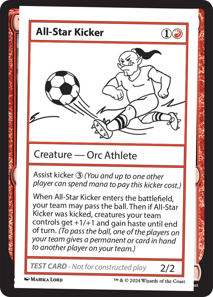 All-Star Kicker [Mystery Booster 2 Playtest Cards] | Event Horizon Hobbies CA