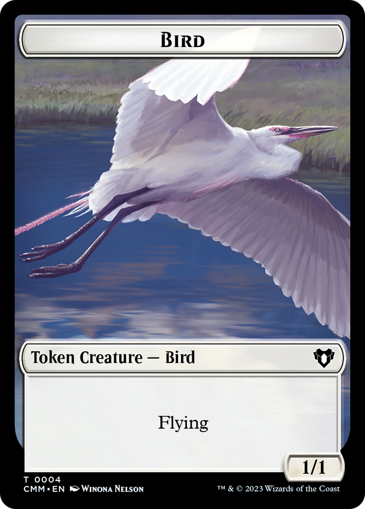 Copy (54) // Bird Double-Sided Token [Commander Masters Tokens] | Event Horizon Hobbies CA