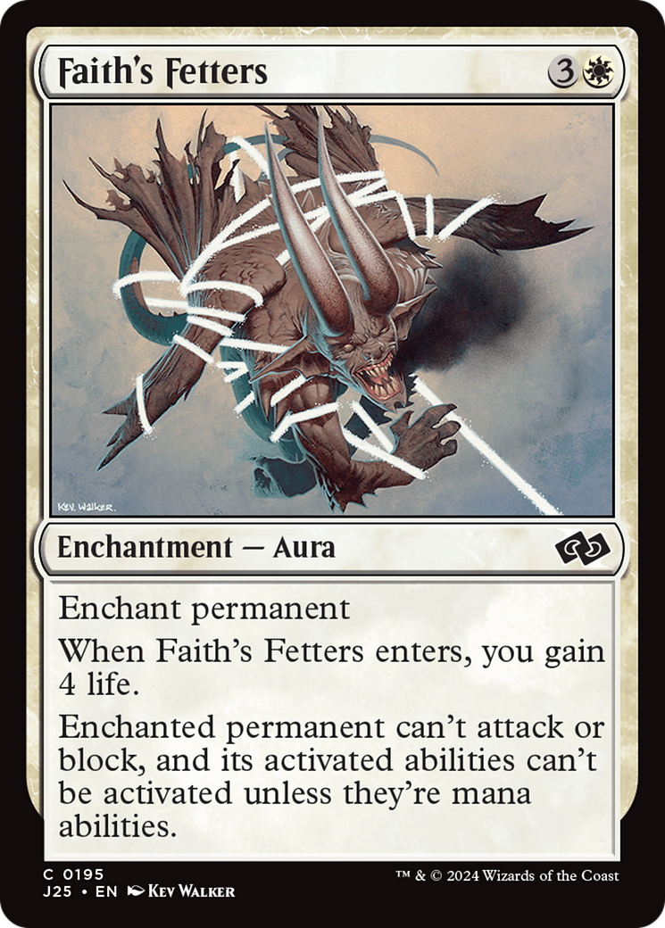 Faith's Fetters [Foundations Jumpstart] | Event Horizon Hobbies CA