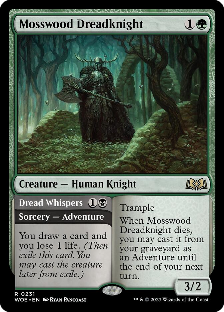 Mosswood Dreadknight // Dread Whispers [Wilds of Eldraine] | Event Horizon Hobbies CA