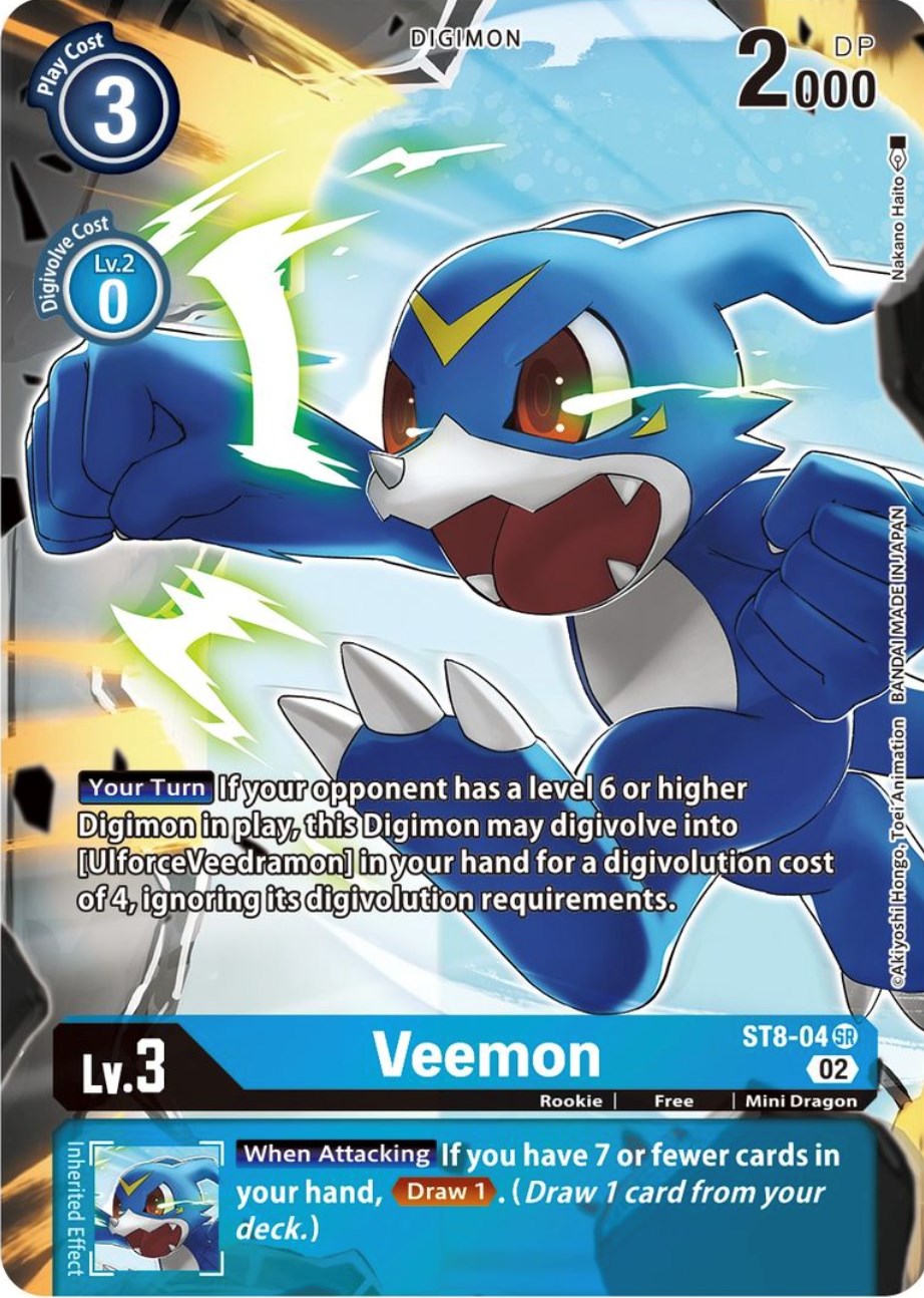 Veemon [ST8-04] (Alternate Art) [Starter Deck: Beelzemon Advanced Deck Set] | Event Horizon Hobbies CA