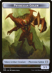 Phyrexian Goblin // Phyrexian Golem Double-Sided Token [Phyrexia: All Will Be One Tokens] | Event Horizon Hobbies CA