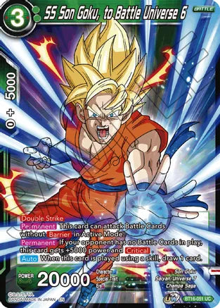 SS Son Goku, to Battle Universe 6 (BT16-051) [Realm of the Gods] | Event Horizon Hobbies CA