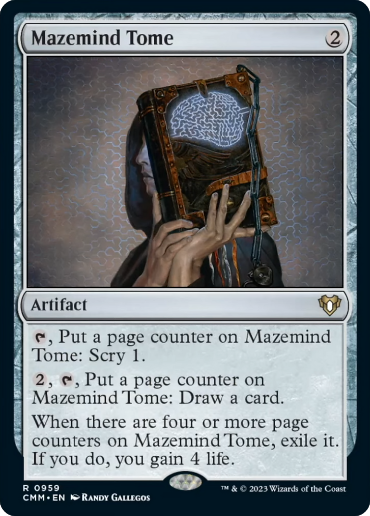 Mazemind Tome [Commander Masters] | Event Horizon Hobbies CA