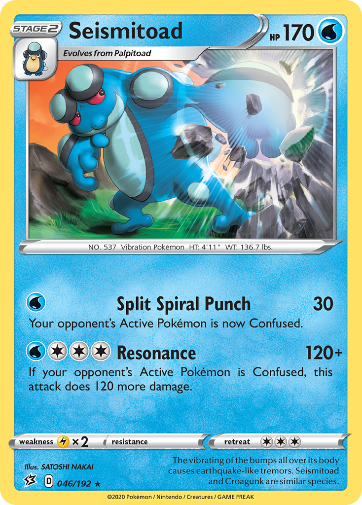 Seismitoad (046/192) [Sword & Shield: Rebel Clash] | Event Horizon Hobbies CA