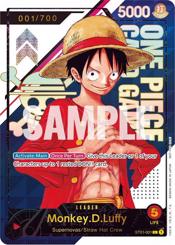 Monkey.D.Luffy (Serial Number) [One Piece Promotion Cards] | Event Horizon Hobbies CA