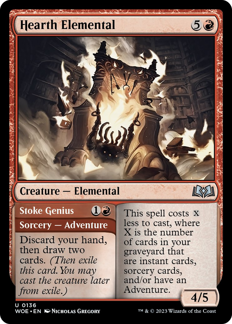 Hearth Elemental // Stoke Genius [Wilds of Eldraine] | Event Horizon Hobbies CA