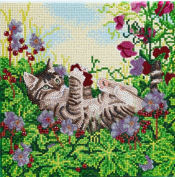 Craft Buddy - Diamond Painting - Playful Cat | Event Horizon Hobbies CA