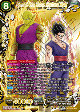 Piccolo & Son Gohan, Newfound Might (BT17-148) [Ultimate Squad] | Event Horizon Hobbies CA