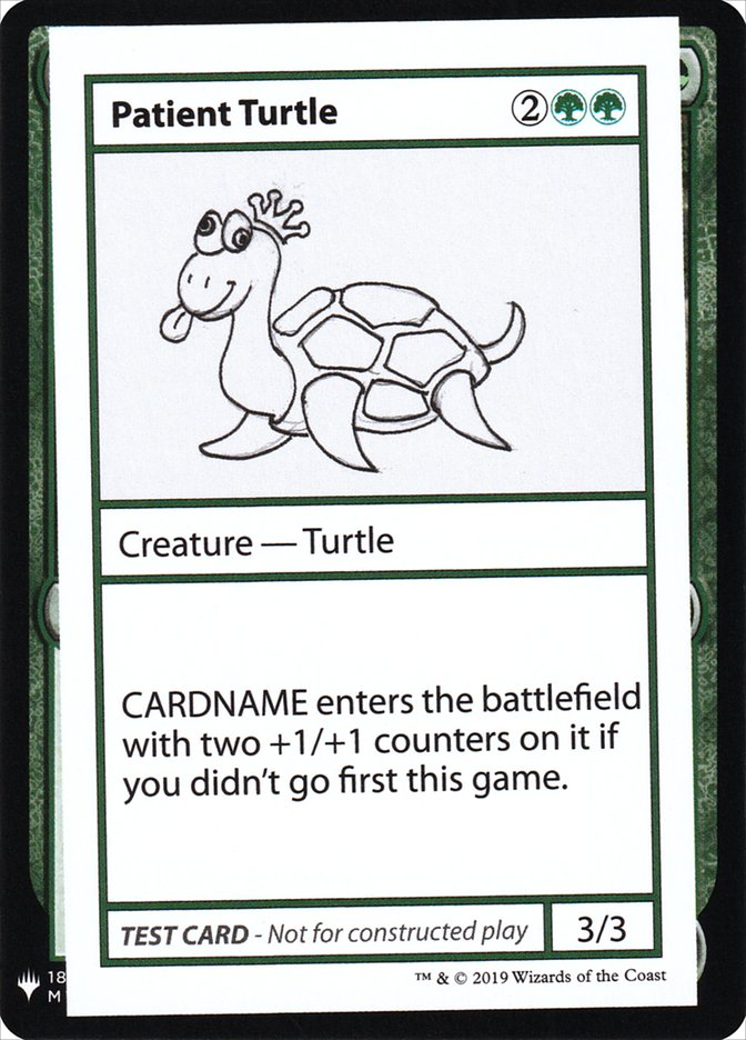 Patient Turtle [Mystery Booster Playtest Cards] | Event Horizon Hobbies CA