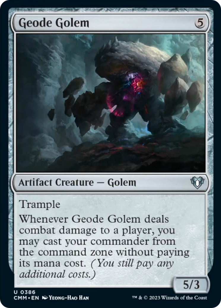 Geode Golem [Commander Masters] | Event Horizon Hobbies CA