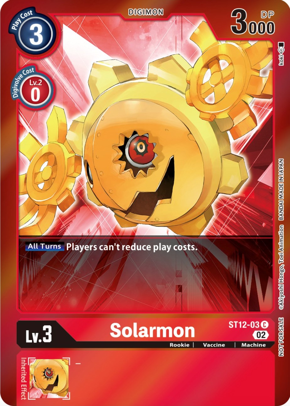 Solarmon [ST12-03] (Event Pack 4) [Starter Deck: Jesmon Promos] | Event Horizon Hobbies CA