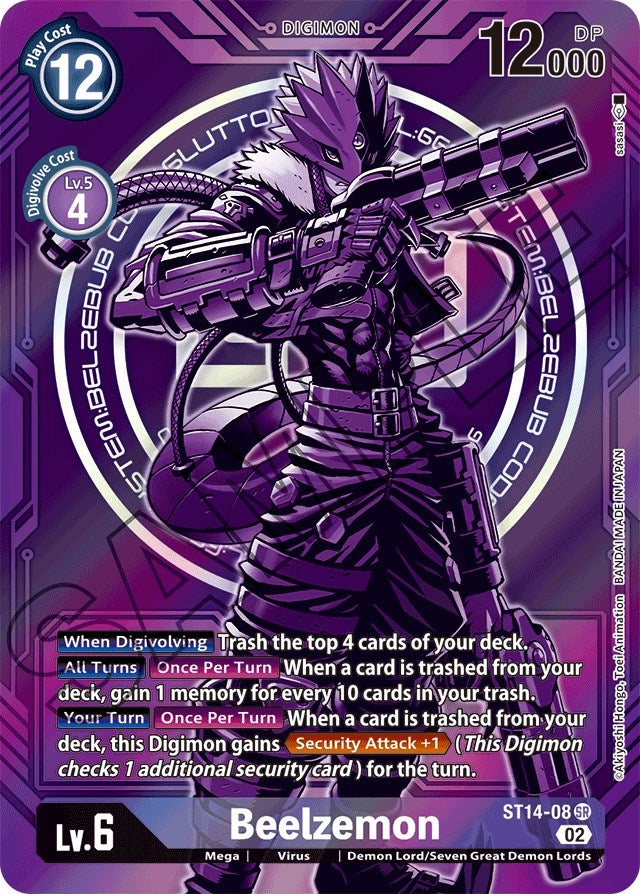 Beelzemon [ST14-08] (Alternate Art) [Starter Deck: Beelzemon Advanced Deck Set] | Event Horizon Hobbies CA