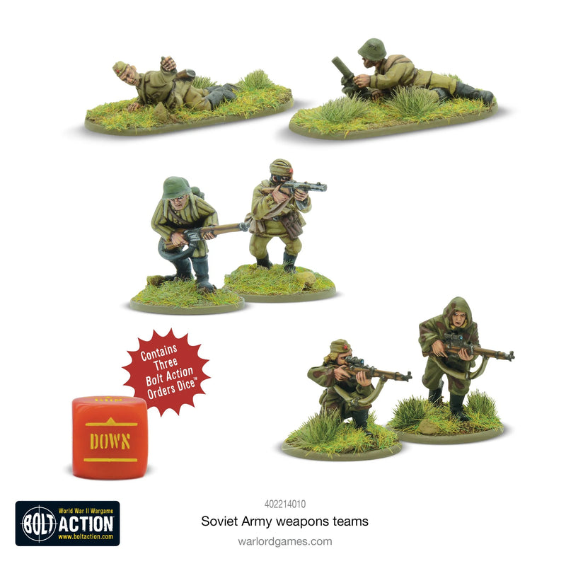 Warlord Games - Bolt Action - Soviet Army Weapons Team