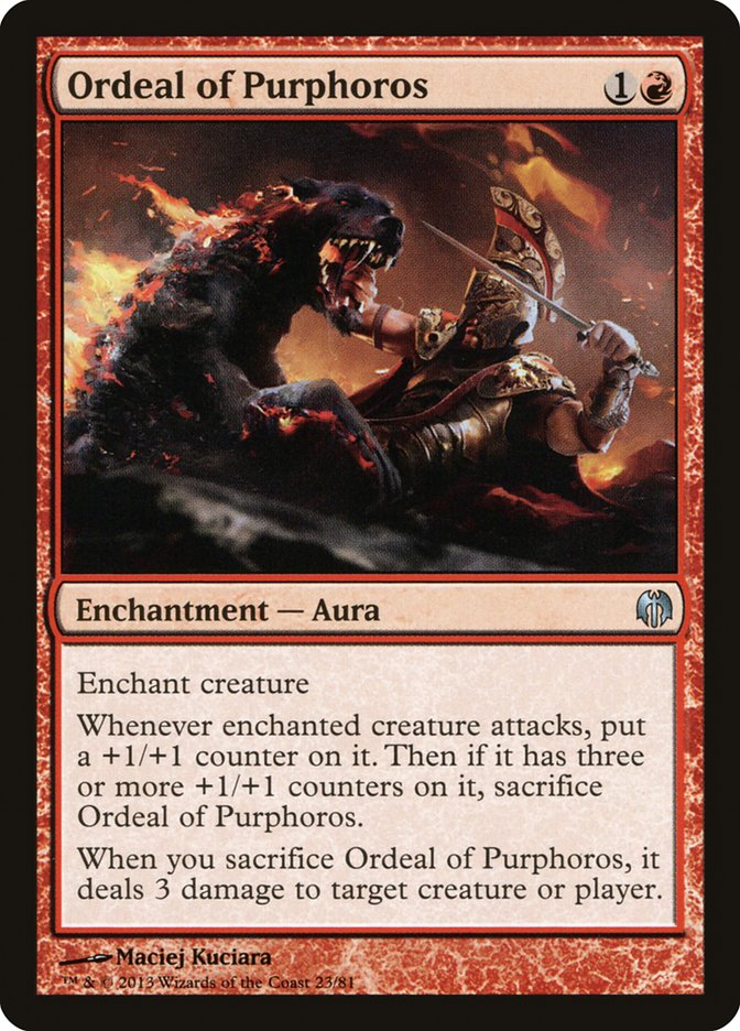 Ordeal of Purphoros [Duel Decks: Heroes vs. Monsters] | Event Horizon Hobbies CA