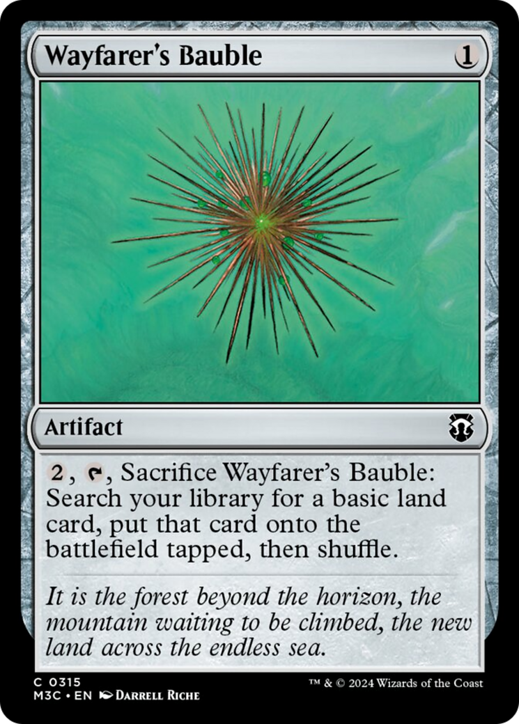 Wayfarer's Bauble (Ripple Foil) [Modern Horizons 3 Commander] | Event Horizon Hobbies CA