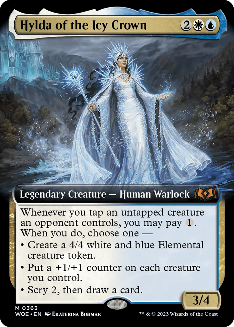 Hylda of the Icy Crown (Extended Art) [Wilds of Eldraine] | Event Horizon Hobbies CA