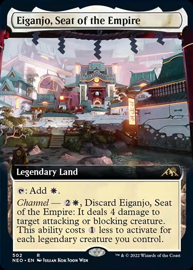 Eiganjo, Seat of the Empire (Extended Art) [Kamigawa: Neon Dynasty] | Event Horizon Hobbies CA