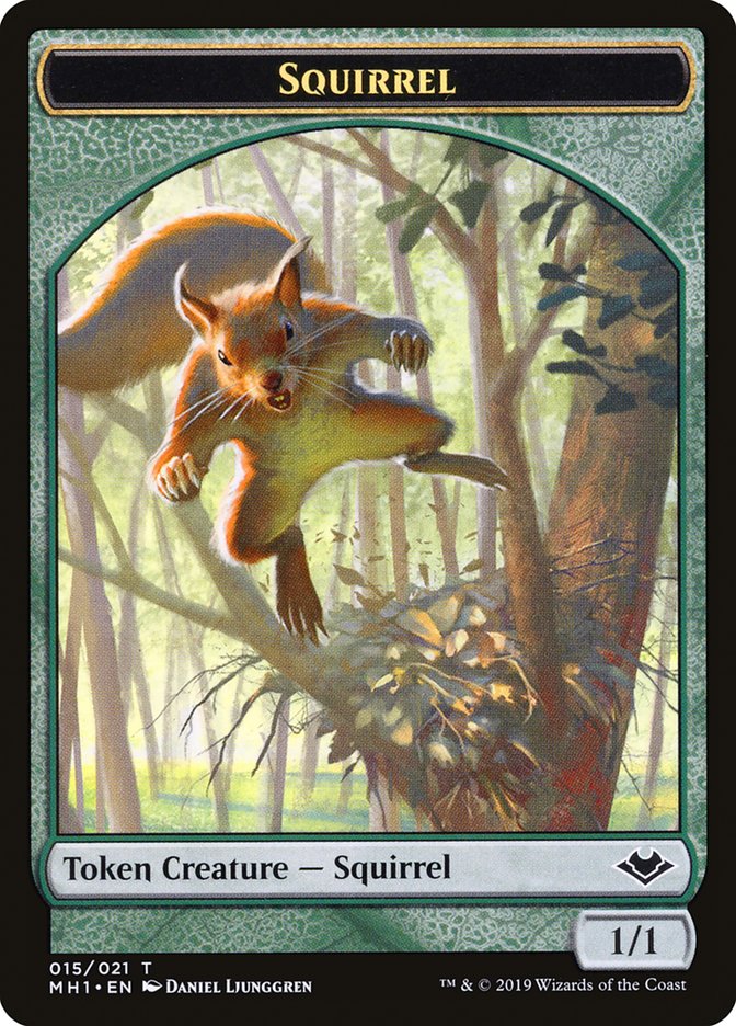 Bird (003) // Squirrel (015) Double-Sided Token [Modern Horizons Tokens] | Event Horizon Hobbies CA