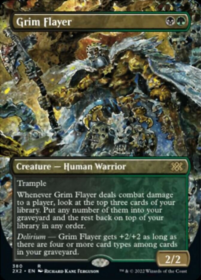 Grim Flayer (Borderless Alternate Art) [Double Masters 2022] | Event Horizon Hobbies CA