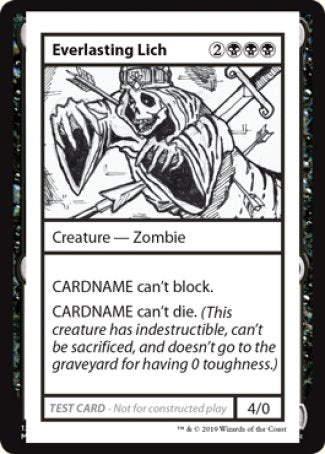 Everlasting Lich (2021 Edition) [Mystery Booster Playtest Cards] | Event Horizon Hobbies CA