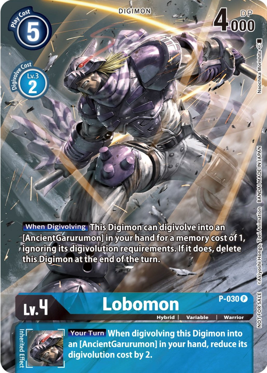 Lobomon [P-030] (2nd Anniversary Frontier Card) [Promotional Cards] | Event Horizon Hobbies CA