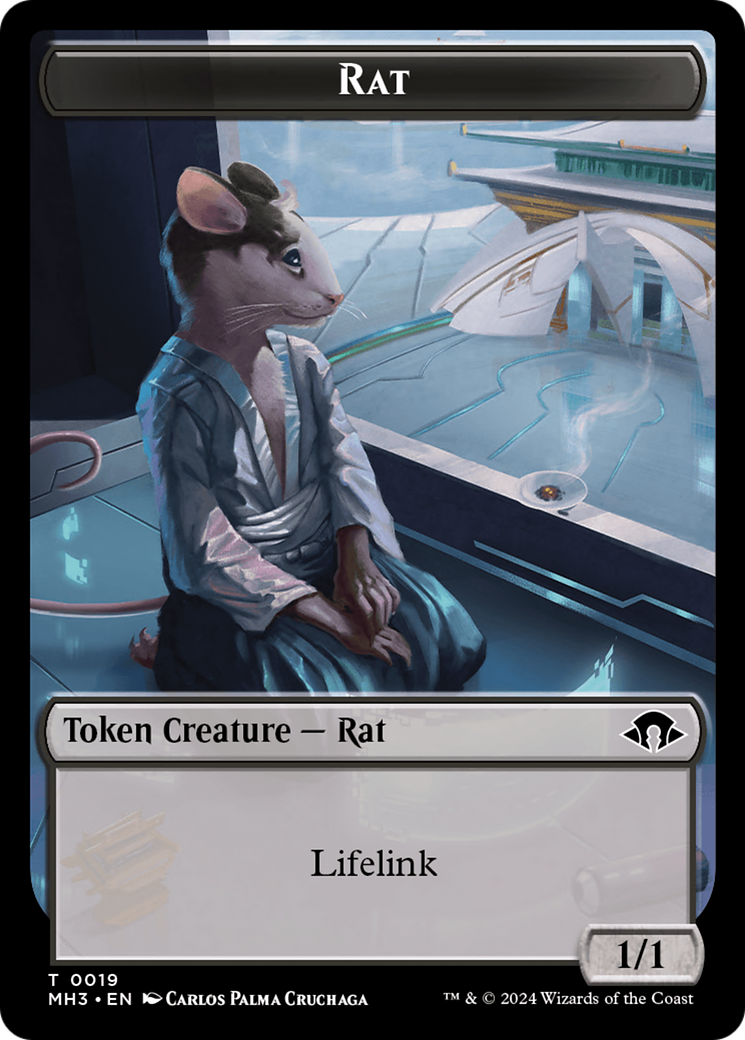 Phyrexian Germ // Rat Double-Sided Token [Modern Horizons 3 Tokens] | Event Horizon Hobbies CA