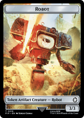 Robot // Treasure (0018) Double-Sided Token [Fallout Tokens] | Event Horizon Hobbies CA