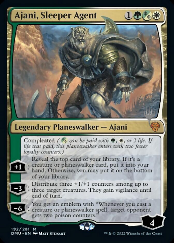 Ajani, Sleeper Agent (Promo Pack) [Dominaria United Promos] | Event Horizon Hobbies CA