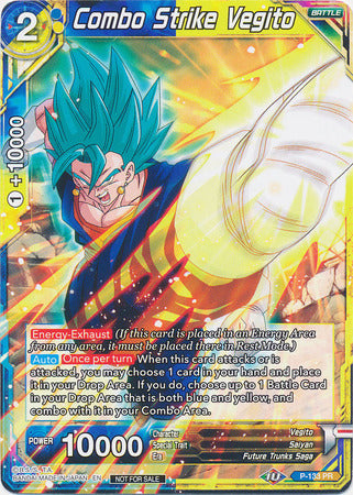 Combo Strike Vegito (Shop Tournament: Assault of Saiyans) (P-133) [Promotion Cards] | Event Horizon Hobbies CA