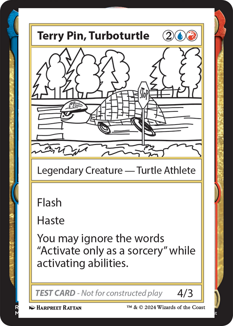 Terry Pin, Turboturtle [Mystery Booster 2 Playtest Cards] | Event Horizon Hobbies CA