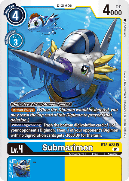 Submarimon [BT8-023] [New Awakening] | Event Horizon Hobbies CA