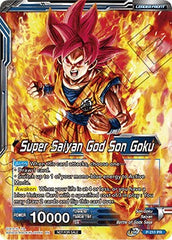 Super Saiyan God Son Goku // SSGSS Son Goku, Soul Striker Reborn (Gold Stamped) (P-211) [Promotion Cards] | Event Horizon Hobbies CA