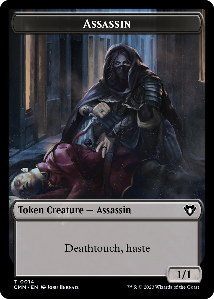 Assassin Token [Commander Masters Tokens] | Event Horizon Hobbies CA