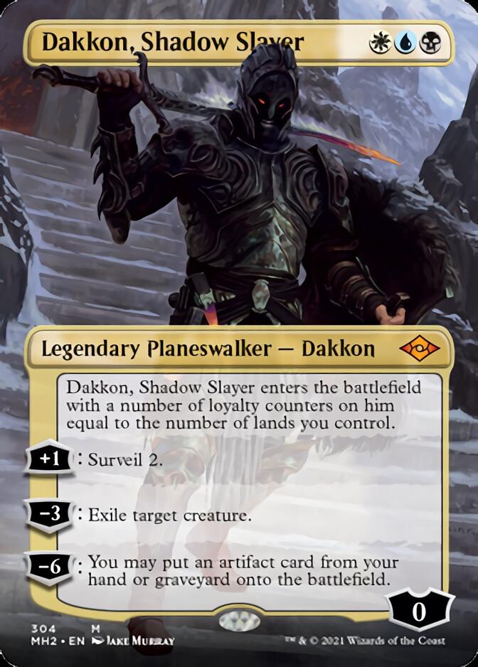 Dakkon, Shadow Slayer (Borderless) [Modern Horizons 2] | Event Horizon Hobbies CA