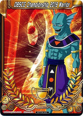 DBSCG Championship 2019 Warrior (Merit Card) - Universe 12 "Giin" (12) [Tournament Promotion Cards] | Event Horizon Hobbies CA