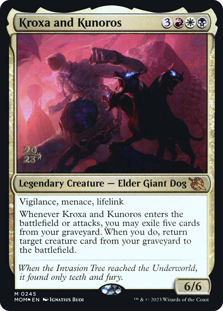 Kroxa and Kunoros [March of the Machine Prerelease Promos] | Event Horizon Hobbies CA