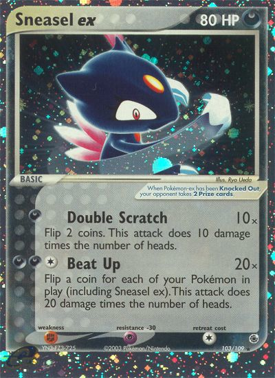 Sneasel ex (103/109) [EX: Ruby & Sapphire] | Event Horizon Hobbies CA